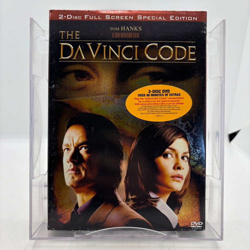 The Da Vinci Code 2-Disc Full Screen Special Edition DVD Tom Hanks Ron Howard